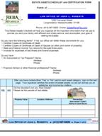 Estate Assets Checklist